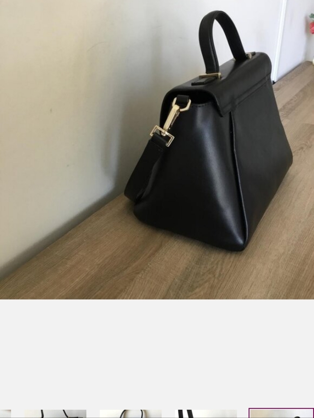 Kate Spade Black Camden Way  Top-Handle/Crossbody Satchel with Gold Hardware - Picture 5 of 8